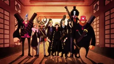 One Piece crew in formal attire