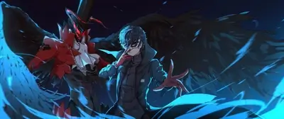 Persona 5 protagonist and his Persona