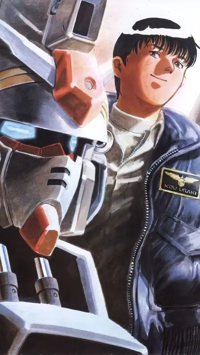 Pilot with Mobile Suit