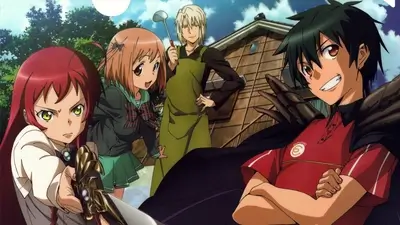 Posing in front of a wooden house under bright sky