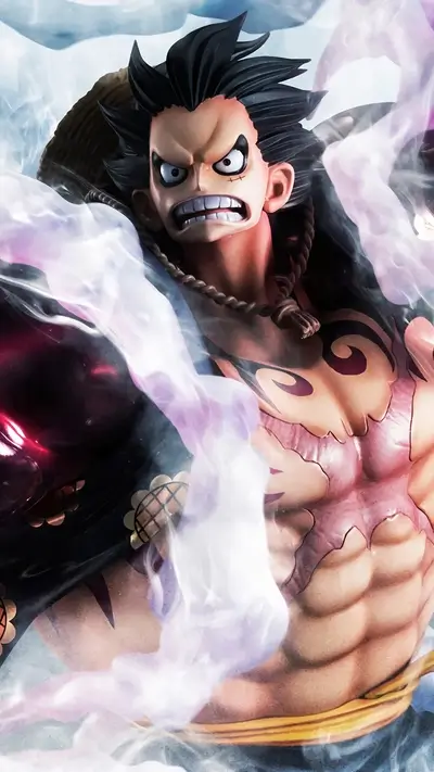 Powerful figure with dark hair and tattoos