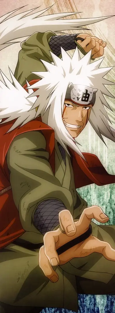 Powerful ninja character in action