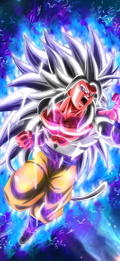 Powerful warrior with intense energy