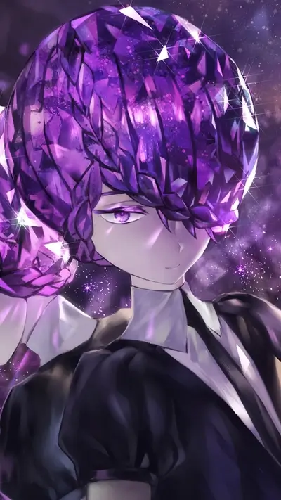 Purple gem character art