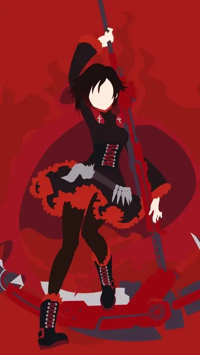 Ruby Rose RWBY minimalist artwork