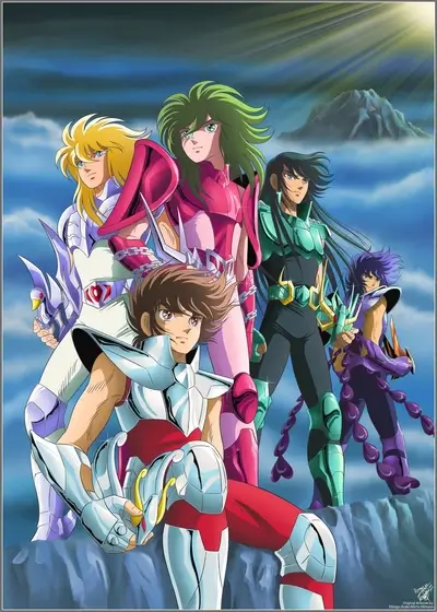 Saint Seiya five Bronze Saints