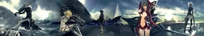 Sci-fi mecha action scene featuring female characters