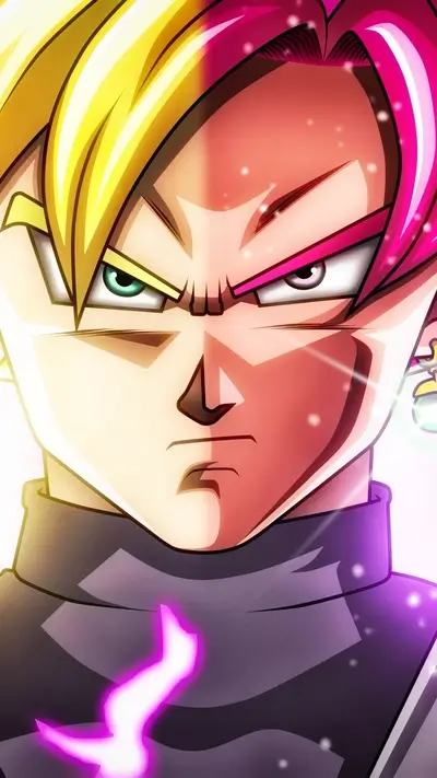 Split face of a powerful character