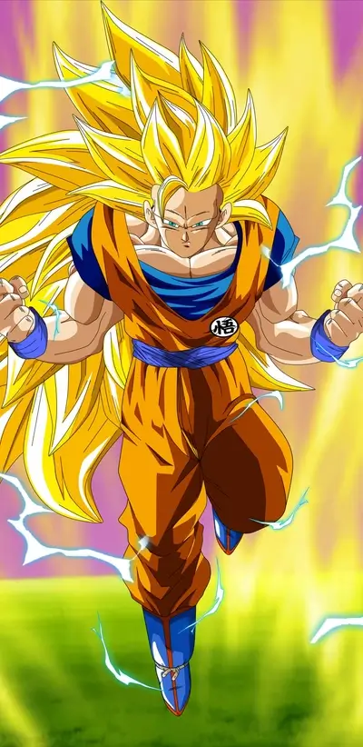Super Saiyan Goku powerful pose