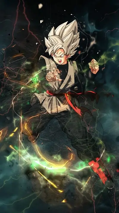 Super Saiyan Rose Black Goku fighting