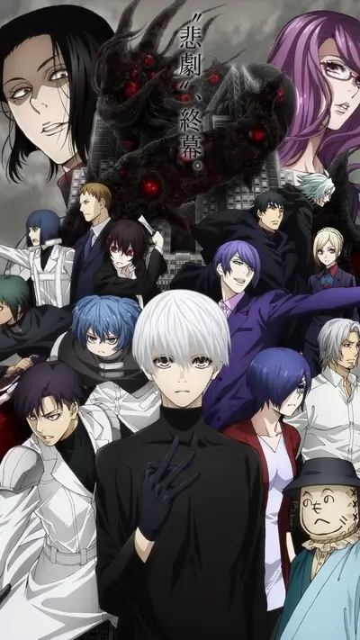Tokyo Ghoul cast promotional image