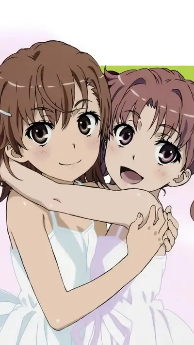 Two girls hugging each other