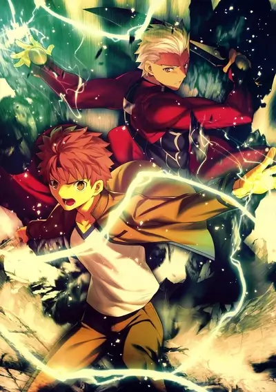 Two magical boys fighting