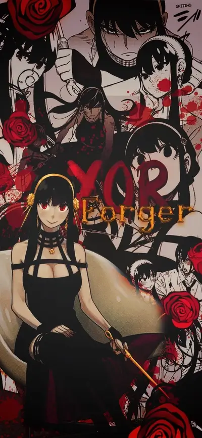 Yor Forger Spy x Family collage